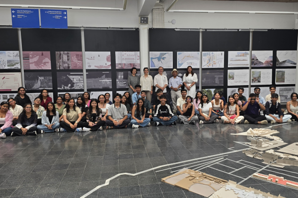 Visita da Escola de Arquitetura da Universidade de Nirma à FA.ULisboa